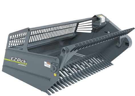 sod picker for skid steer|ez pick rock picker.